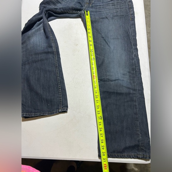 Buffalo David Bitton Driven-X Straight Stretch Mens 32x30 Blue Jeans Denim - Picture 4 of 6